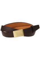 【サイ サイベーシックス/Scye SCYE BASICS】の【UNISEX】Shrink レザー ボックス バックル ベルト ブラウン|ID: prp329100004600388 ipo3291000000035764933