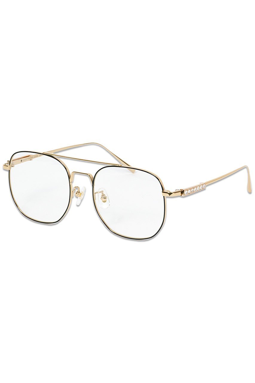 【ヘイップ/heyep】のAviator Glasses with Rhinestones&Logo 人気、トレンドファッション・服の通販 founy(ファニー) 　ファッション　Fashion　レディースファッション　Fashion for Women　サングラス&メガネ　Sunglasses & Eyewear　エレガント 上品　Elegant　クラシック　Classic, Timeless Style　ストーン　Stone, Gem-Like　フォルム　Silhouette, Form　新作・新入荷　New Arrivals / New In　other-3|ID: prp329100004600389 ipo3291000000032703404
