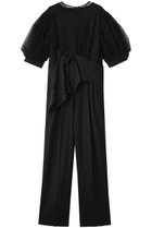 【チカ キサダ/CHIKA KISADA】のチュール コンビ パフスリーブ オールインワン ブラック|ID: prp329100004600393 ipo3291000000036097759