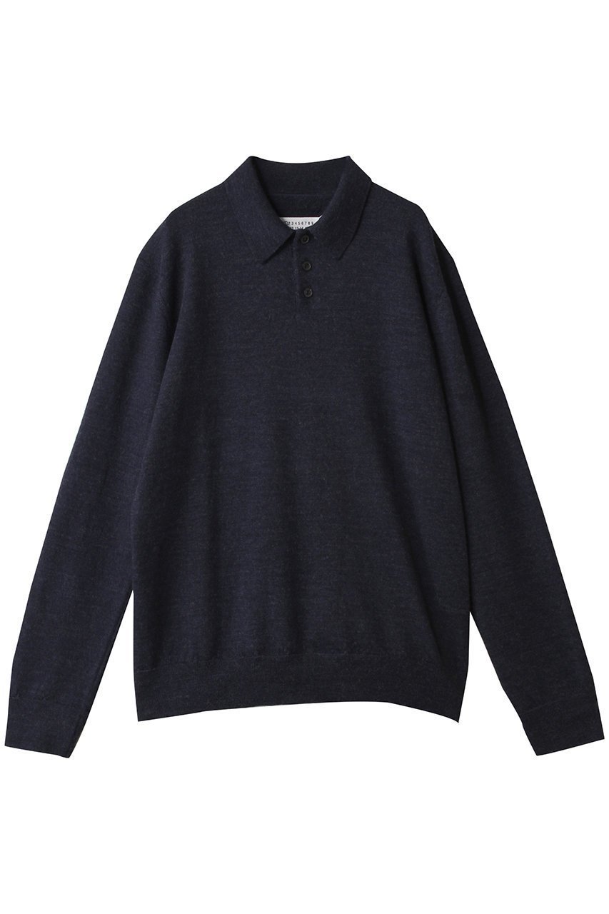 【メゾン マルジェラ/MAISON MARGIELA / MEN】の【MEN】ニット ポロ シャツ 人気、トレンドファッション・服の通販 founy(ファニー) ファッション Fashion メンズファッション Fashion for Men トップス・カットソー Cut & Sew Tops ニット・セーター / 定番トップス Knit Tops & Sweaters メンズシャツ Shirts なめらか Smooth, Silky Texture シンプル Simple, Minimal ポロシャツ Polo Shirt, Collared Tee エレガント 上品 Elegant other-1|ID: prp329100004600405 ipo3291000000035418484