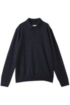 【メゾン マルジェラ/MAISON MARGIELA / MEN】の【MEN】ニット ポロ シャツ ネイビー|ID: prp329100004600405 ipo3291000000035418485
