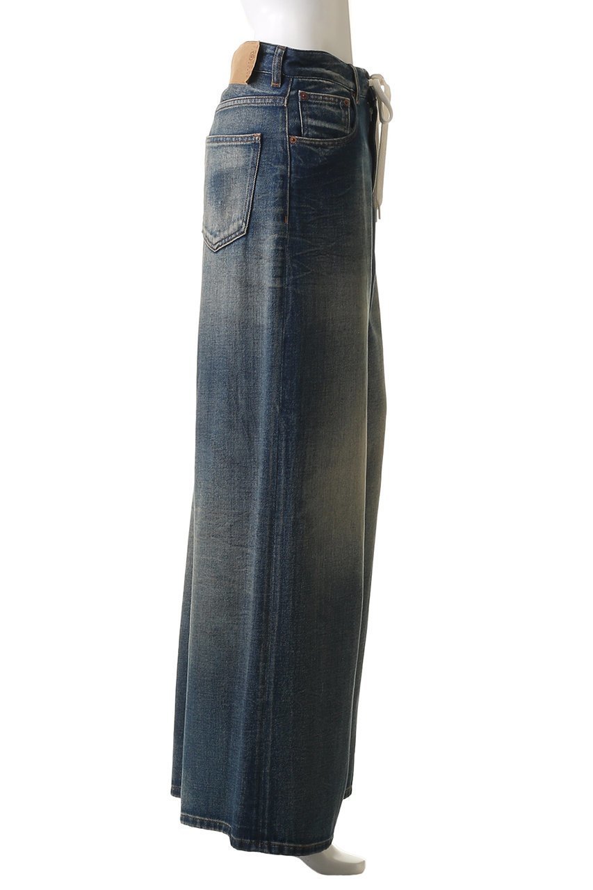 【エムエム6 メゾン マルタン マルジェラ/MM6 Maison Martin Margiela】の5ポケット デニムパンツ 人気、トレンドファッション・服の通販 founy(ファニー) 　ファッション　Fashion　レディースファッション　Fashion for Women　パンツ　Pants & Trousers　デニムパンツ・ジーンズ・美脚デニム　Denim Jeans & Pants　デニム　Denim, Jeans Material　バランス　Balance, Style Balance　ポケット　Pocket, Pocket Detail　ワイド　Wide, Wide Fit　other-3|ID: prp329100004600409 ipo3291000000035765033