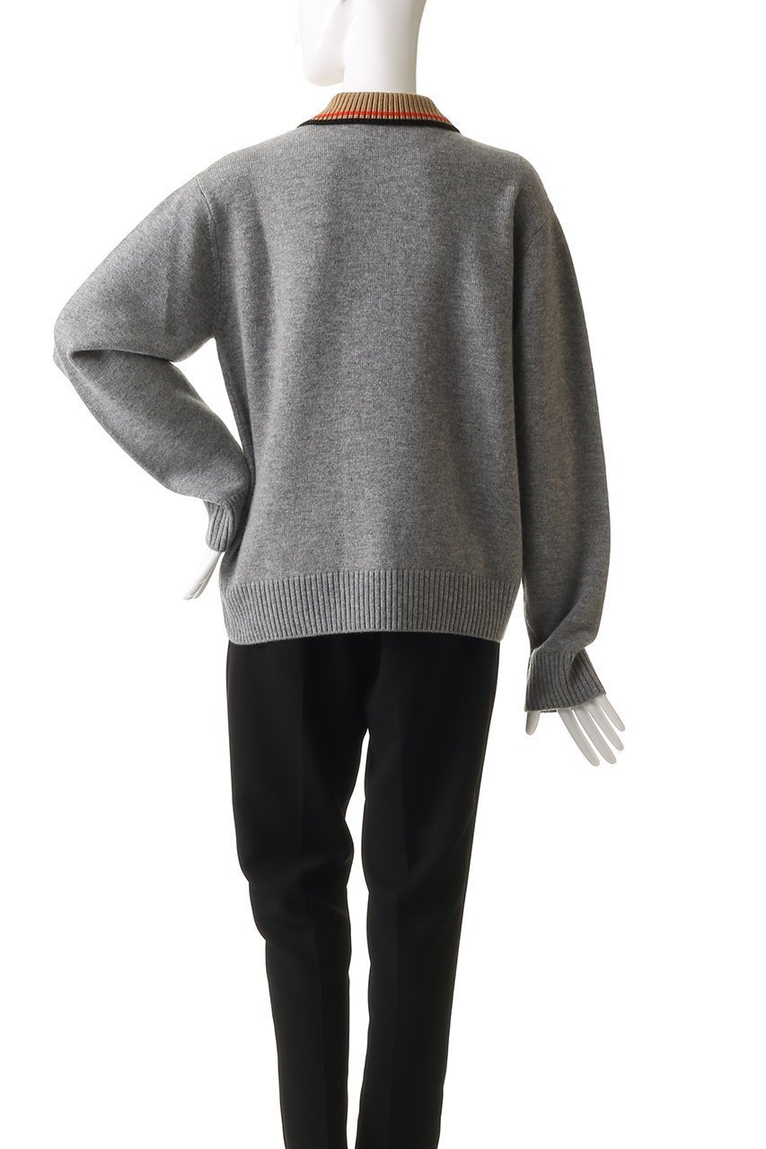 【ヌメロ ヴェントゥーノ/N°21】のポロ ニットトップス 人気、トレンドファッション・服の通販 founy(ファニー) 　ファッション　Fashion　レディースファッション　Fashion for Women　トップス・カットソー　Cut & Sew Tops　ニット　Knit Tops & Sweaters　カジュアルプルオーバー・ニットトップス　Pullovers & Knit Tops / Casual Pullovers　2025年　2025　2025-2026秋冬・A/W　Autumn/Winter 2025–26 AW25–26　スポーティ　Sporty, Casual Athletic　A/W・秋冬　Autumn/Winter　other-4|ID: prp329100004600415 ipo3291000000032703577