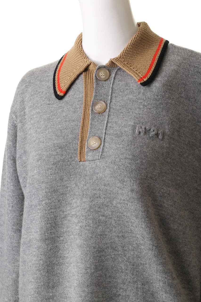 【ヌメロ ヴェントゥーノ/N°21】のポロ ニットトップス 人気、トレンドファッション・服の通販 founy(ファニー) 　ファッション　Fashion　レディースファッション　Fashion for Women　トップス・カットソー　Cut & Sew Tops　ニット　Knit Tops & Sweaters　カジュアルプルオーバー・ニットトップス　Pullovers & Knit Tops / Casual Pullovers　2025年　2025　2025-2026秋冬・A/W　Autumn/Winter 2025–26 AW25–26　スポーティ　Sporty, Casual Athletic　A/W・秋冬　Autumn/Winter　other-5|ID: prp329100004600415 ipo3291000000032703578