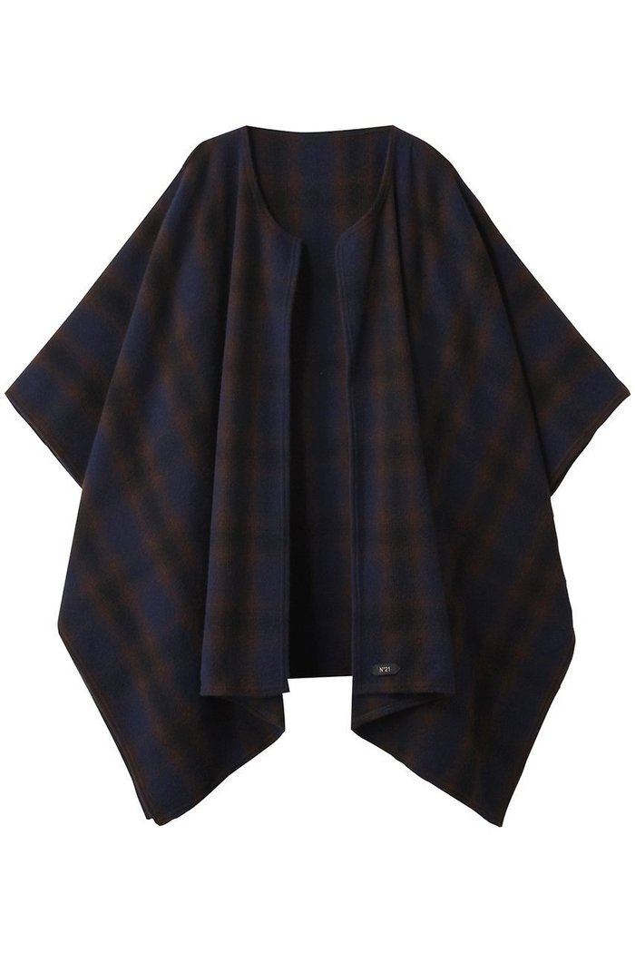 【ヌメロ ヴェントゥーノ/N°21】のポンチョ インテリア・キッズ・メンズ・レディースファッション・服の通販 founy(ファニー) https://founy.com/ ファッション Fashion レディースファッション Fashion for Women アウター Coat / Outerwear Collection コート・ロングコート・ピーコート Long Coats, Peacoats & More ポンチョ・ケープコート Ponchos & Capes 2025年 2025 2025-2026秋冬・A/W Autumn/Winter 2025–26 AW25–26 ショート Short, Short Length チェック Check, Plaid, Tartan ポンチョ Poncho, Cape Style A/W・秋冬 Autumn/Winter |ID: prp329100004600418 ipo3291000000032703589