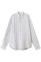 【フランク&アイリーン/Frank&Eileen / MEN】の【MEN】FINBAR イタリアンリネン ストライプシャツ 人気、トレンドファッション・服の通販 founy(ファニー) ファッション Fashion メンズファッション Men's Style Online シンプル Simple ストライプ Stripe スリーブ Sleeve フォルム Form リネン Linen ロング Long NEW・新作・新着・新入荷 New Arrivals |ID:prp329100004600423