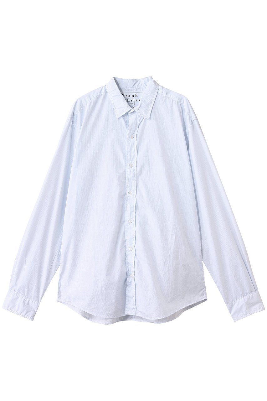 【フランク&アイリーン/Frank&Eileen / MEN】の【MEN】FINBAR イタリアンコットン ホワイトチェックシャツ インテリア・キッズ・メンズ・レディースファッション・服の通販 founy(ファニー) 　ファッション　Fashion　メンズファッション　Fashion for Men　インナー　Innerwear　ジャケット　Jacket, Outerwear　スリーブ　Sleeve, Long Sleeve / Short Sleeve　チェック　Check, Plaid, Tartan　ロング　Long, Long-Length　ホワイト|ID: prp329100004600429 ipo3291000000035765104