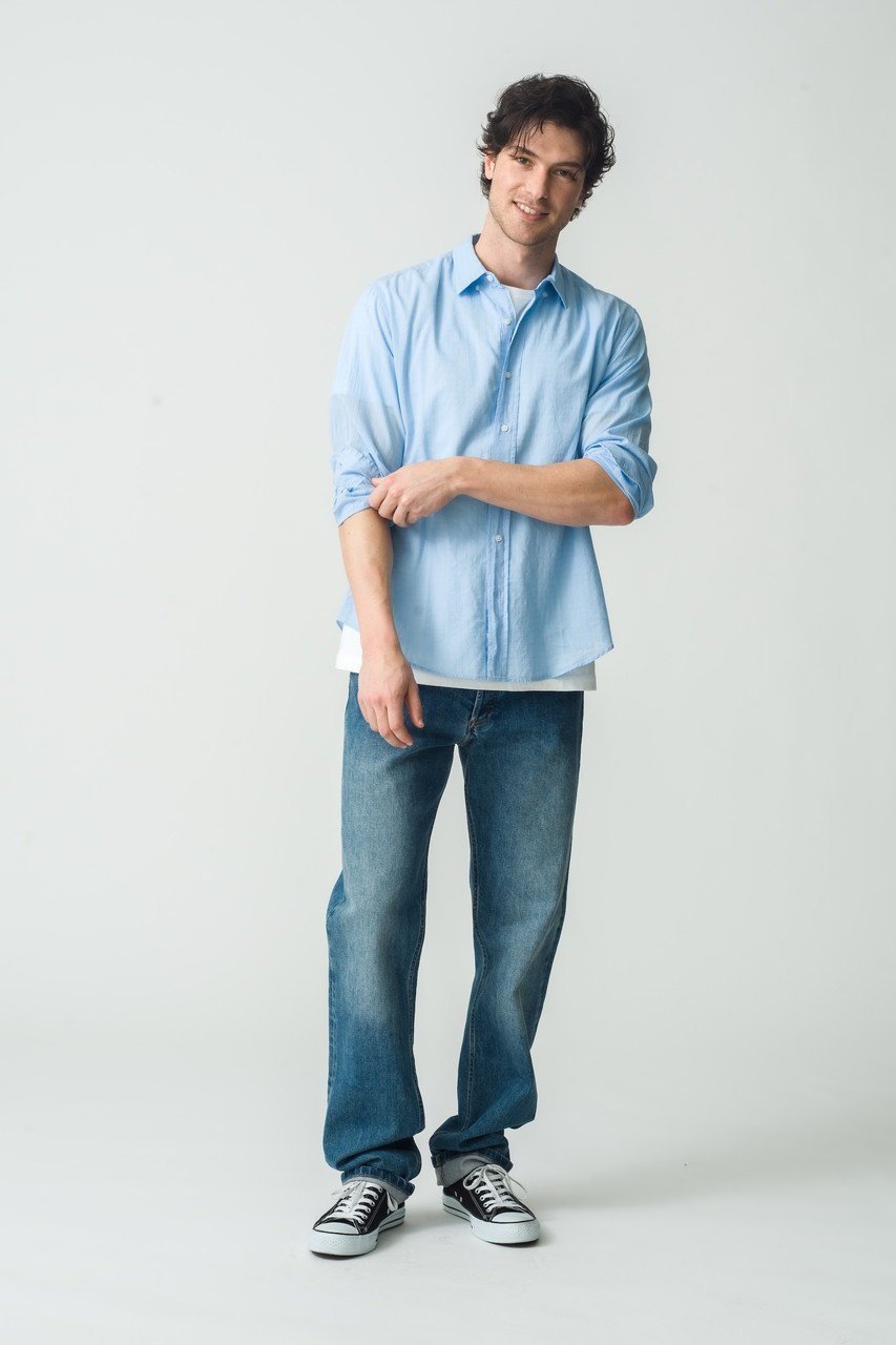 【フランク&アイリーン/Frank&Eileen / MEN】の【MEN】FINBAR イタリアンコットン ライトブルーシャツ 人気、トレンドファッション・服の通販 founy(ファニー) 　ファッション　Fashion　メンズファッション　Fashion for Men　インナー　Innerwear　ジャケット　Jacket, Outerwear　スリーブ　Sleeve, Long Sleeve / Short Sleeve　ボトム　Bottoms, Lower Wear　ルーズ　Loose, Oversized　ロング　Long, Long-Length　エレガント 上品　Elegant　other-6|ID: prp329100004600436 ipo3291000000036097878