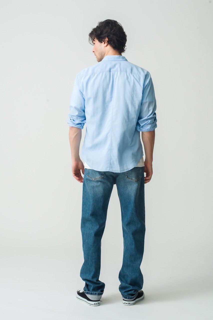 【フランク&アイリーン/Frank&Eileen / MEN】の【MEN】FINBAR イタリアンコットン ライトブルーシャツ 人気、トレンドファッション・服の通販 founy(ファニー) 　ファッション　Fashion　メンズファッション　Fashion for Men　インナー　Innerwear　ジャケット　Jacket, Outerwear　スリーブ　Sleeve, Long Sleeve / Short Sleeve　ボトム　Bottoms, Lower Wear　ルーズ　Loose, Oversized　ロング　Long, Long-Length　エレガント 上品　Elegant　other-7|ID: prp329100004600436 ipo3291000000036097879