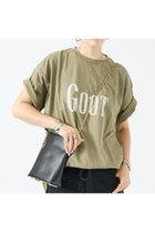 【デザイン ワークス/DESIGN WORKS】の【REMI ELIEF】16/-天竺 GOOTプリントTシャツ テラコッタ|ID: prp329100004600441 ipo3291000000032703757