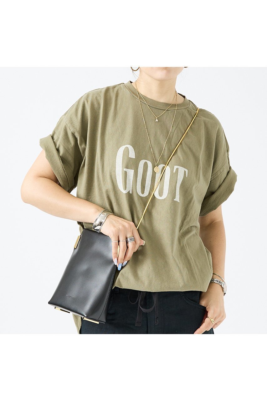 【デザイン ワークス/DESIGN WORKS】の【REMI ELIEF】16/-天竺 GOOTプリントTシャツ インテリア・キッズ・メンズ・レディースファッション・服の通販 founy(ファニー) ファッション Fashion レディースファッション Fashion for Women トップス・カットソー Cut & Sew Tops シャツ・ブラウス・オフィスカジュアル Elegant Blouses & Button-Ups ロングTシャツ・Tシャツ Longline T-Shirts & Tees カットソー・ベーシックTシャツ Cut-and-Sewn Tops / Stretch Tees & Basics インナー Innerwear ショート Short, Short Length シンプル Simple, Minimal ジャケット Jacket, Outerwear スリット Slit, Slit Detail スリーブ Sleeve, Long Sleeve / Short Sleeve プリント Print, Printed Pattern 人気 Popular, Best Seller テラコッタ|ID: prp329100004600441 ipo3291000000035621992