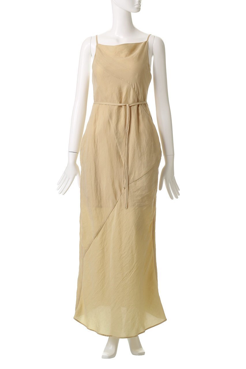 【プランク プロジェクト/PRANK PROJECT】のアシメバックオープンキュプラワンピース / Asymmetrical Back Open Dress 人気、トレンドファッション・服の通販 founy(ファニー) 　ファッション　Fashion　レディースファッション　Fashion for Women　ワンピース　Dresses　フォーマル・パーティードレス・結婚式用ドレス　Elegant & Casual Dresses　チュニック　Tunic Tops & Dresses　アシンメトリー　Asymmetrical Style　キュプラ　Cupro, Eco Fabric　ストレート　Straight, Straight Cut　スリット　Slit, Slit Detail　チュニック　Tunic, Long Top　フロント　Front, Front Design　ロング　Long, Long-Length　夏　Summer　新作・新入荷　New Arrivals / New In　other-6|ID: prp329100004600446 ipo3291000000032703810