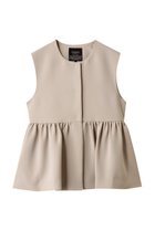 【コルコバード/CORCOVADO】のダブルクロスペプラムジレ 人気、トレンドファッション・服の通販 founy(ファニー) ファッション Fashion レディースファッション Fashion for Women アウター Coat / Outerwear Collection レディースジャケット・軽アウター Jackets ジャケット Jacket, Outerwear ダブル Double, Double-Breasted フォーマル Formal, Dressy ベスト Vest, Waistcoat ペプラム Peplum, Flared Hem エレガント 上品 Elegant thumbnail ベージュ|ID: prp329100004600448 ipo3291000000035765164