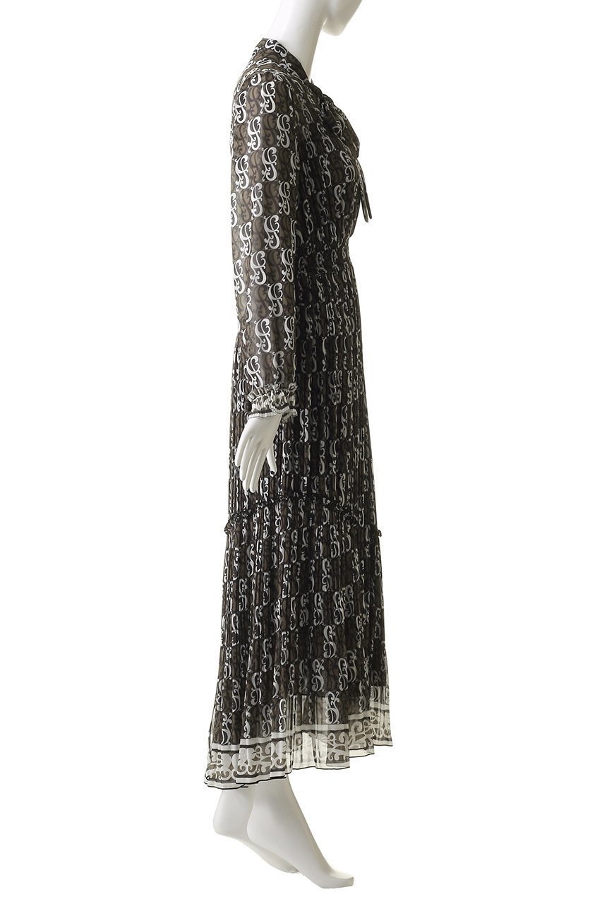 【コルコバード/CORCOVADO】のボウタイリボンシフォンドレス 人気、トレンドファッション・服の通販 founy(ファニー) 　ファッション　Fashion　レディースファッション　Fashion for Women　ワンピース　Dresses　フォーマル・パーティードレス・結婚式用ドレス　Elegant & Casual Dresses　チュニック　Tunic Tops & Dresses　シフォン　Chiffon, Lightweight Fabric　チュニック　Tunic, Long Top　ドレス　Dress, One-Piece　パーティ　Party, Party Style　フェミニン　Feminine, Girly　プリント　Print, Printed Pattern　リボン　Ribbon, Bow　ロング　Long, Long-Length　新作・新入荷　New Arrivals / New In　other-3|ID: prp329100004600449 ipo3291000000032703870