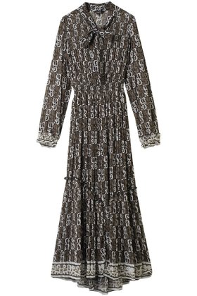 【コルコバード/CORCOVADO】 ボウタイリボンシフォンドレス人気、トレンドファッション・服の通販 founy(ファニー) ファッション Fashion レディースファッション Fashion for Women ワンピース Dresses フォーマル・パーティードレス・結婚式用ドレス Elegant & Casual Dresses チュニック Tunic Tops & Dresses シフォン Chiffon, Lightweight Fabric チュニック Tunic, Long Top ドレス Dress, One-Piece パーティ Party, Party Style フェミニン Feminine, Girly プリント Print, Printed Pattern リボン Ribbon, Bow ロング Long, Long-Length |ID:prp329100004600449