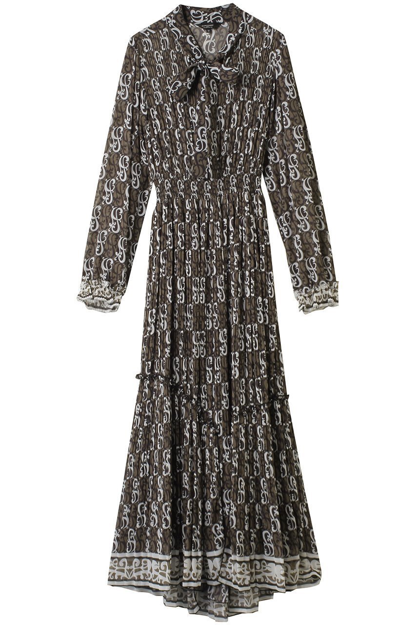 【コルコバード/CORCOVADO】のボウタイリボンシフォンドレス 人気、トレンドファッション・服の通販 founy(ファニー) ファッション Fashion レディースファッション Fashion for Women ワンピース Dresses フォーマル・パーティードレス・結婚式用ドレス Elegant & Casual Dresses チュニック Tunic Tops & Dresses シフォン Chiffon, Lightweight Fabric チュニック Tunic, Long Top ドレス Dress, One-Piece パーティ Party, Party Style フェミニン Feminine, Girly プリント Print, Printed Pattern リボン Ribbon, Bow ロング Long, Long-Length other-1|ID: prp329100004600449 ipo3291000000035765183