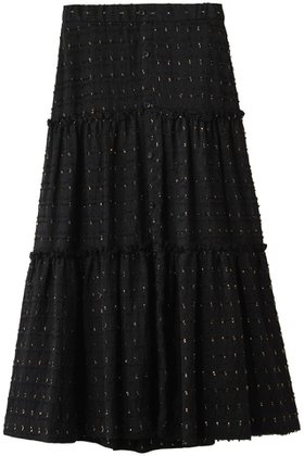 【コルコバード/CORCOVADO】 ラメカットジャカードスカート人気、トレンドファッション・服の通販 founy(ファニー) ファッション Fashion レディースファッション Fashion for Women スカート Skirts ダウン Down, Puffer ロング Long, Long-Length エレガント 上品 Elegant 新作・新入荷 New Arrivals / New In |ID:prp329100004600451