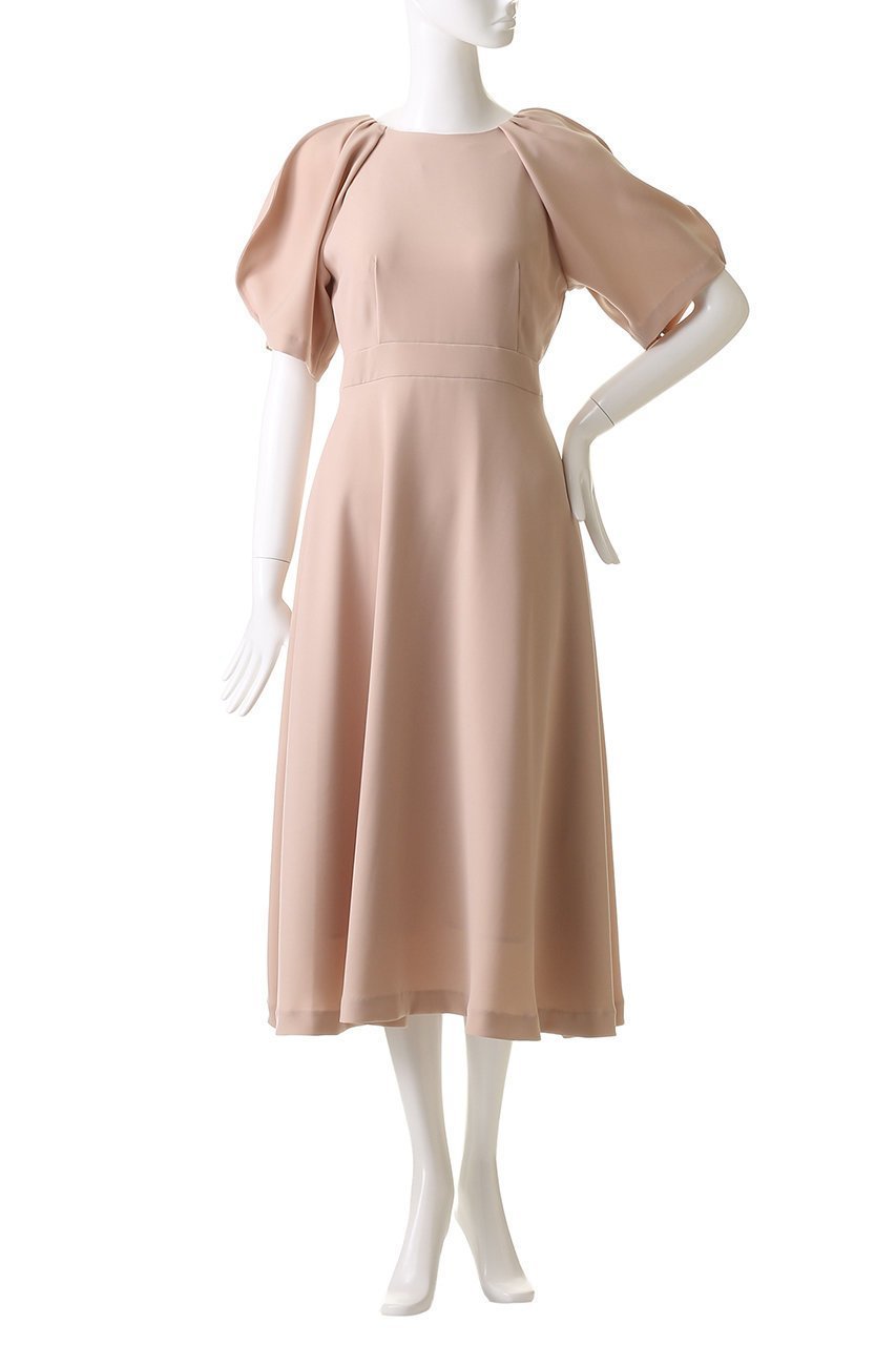 【コルコバード/CORCOVADO】のリトルピンクベージュドレス 人気、トレンドファッション・服の通販 founy(ファニー) 　ファッション　Fashion　レディースファッション　Fashion for Women　ワンピース　Dresses　フォーマル・パーティードレス・結婚式用ドレス　Elegant & Casual Dresses　チュニック　Tunic Tops & Dresses　オケージョン　Occasion Wear　チュニック　Tunic, Long Top　ドレス　Dress, One-Piece　フィット　Fit, Slim Fit　フェミニン　Feminine, Girly　フレア　Flare, Flared　エレガント 上品　Elegant　other-2|ID: prp329100004600453 ipo3291000000035418549