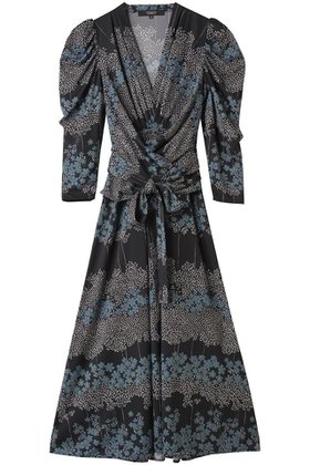 【コルコバード/CORCOVADO】のジャージープリントカシュクールドレス 人気、トレンドファッション・服の通販 founy(ファニー) ファッション Fashion レディースファッション Fashion for Women ワンピース Dresses フォーマル・パーティードレス・結婚式用ドレス Elegant & Casual Dresses チュニック Tunic Tops & Dresses チュニック Tunic, Long Top ドレス Dress, One-Piece パーティ Party, Party Style フィット Fit, Slim Fit フレア Flare, Flared プリント Print, Printed Pattern リボン Ribbon, Bow 旅行 Travel |ID:prp329100004600454