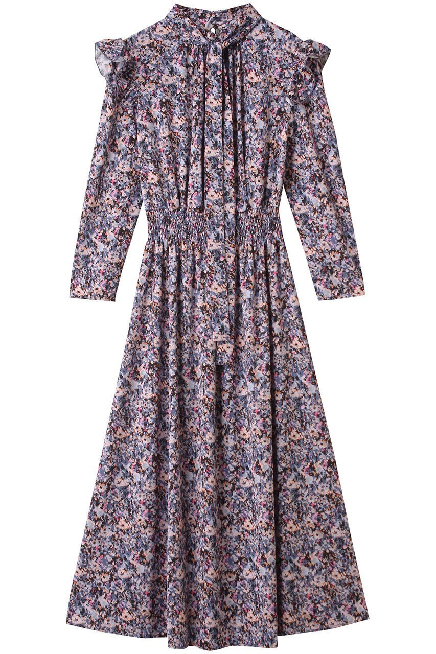 【コルコバード/CORCOVADO】のプリントボウタイドレス 人気、トレンドファッション・服の通販 founy(ファニー) 　ファッション　Fashion　レディースファッション　Fashion for Women　ワンピース　Dresses　フォーマル・パーティードレス・結婚式用ドレス　Elegant & Casual Dresses　チュニック　Tunic Tops & Dresses　チュニック　Tunic, Long Top　ドレス　Dress, One-Piece　パーティ　Party, Party Style　フリル　Frill, Ruffle　エレガント 上品　Elegant　新作・新入荷　New Arrivals / New In　 other-1|ID: prp329100004600455 ipo3291000000032703913