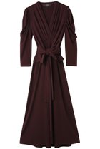 【コルコバード/CORCOVADO】のマイルドドライスムースカシュクールドレス バーガンディ|ID:prp329100004600456