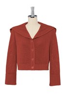 【デイジーリン/DAISY LIN】のCardigan “Hampton Sailor” 人気、トレンドファッション・服の通販 founy(ファニー) ファッション Fashion レディースファッション Fashion for Women トップス・カットソー Cut & Sew Tops ニット Knit Tops & Sweaters カーディガン Layered Style Cardigans カーディガン Cardigan, Knitwear シルバー Silver, Metallic Silver ストレート Straight, Straight Cut リラックス Relax, Relaxed Fit 犬 Dog エレガント 上品 Elegant 新作・新入荷 New Arrivals / New In |ID:prp329100004600461