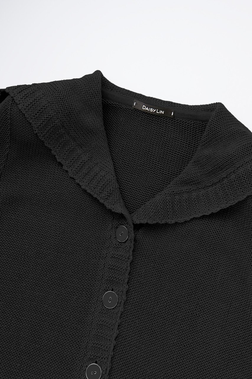 【デイジーリン/DAISY LIN】のCardigan “Hampton Sailor” 人気、トレンドファッション・服の通販 founy(ファニー) 　ファッション　Fashion　レディースファッション　Fashion for Women　トップス・カットソー　Cut & Sew Tops　ニット　Knit Tops & Sweaters　カーディガン・羽織り　Layered Style Cardigans　カーディガン　Cardigan, Knitwear　シルバー　Silver, Metallic Silver　ストレート　Straight, Straight Cut　リラックス　Relax, Relaxed Fit　夏　Summer　エレガント 上品　Elegant　other-3|ID: prp329100004600461 ipo3291000000035932146