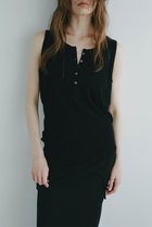 【エトレトウキョウ/ETRE TOKYO】のヘンリーネックエアリータンクトップ ブラック|ID: prp329100004601467 ipo3291000000032715706