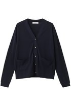 【エブール/ebure】のシアーコットンアセテート Vネックニットカーディガン 人気、トレンドファッション・服の通販 founy(ファニー) ファッション Fashion レディースファッション Fashion for Women トップス・カットソー Cut & Sew Tops ニット Knit Tops & Sweaters カーディガン・羽織り Layered Style Cardigans Vネックトップス V-Neck Tops / V-Cut Neckline Shirts カーディガン Cardigan, Knitwear ダブル Double, Double-Breasted ロング Long, Long-Length エレガント 上品 Elegant 夏 Summer thumbnail ネイビー|ID: prp329100004601469 ipo3291000000036027409