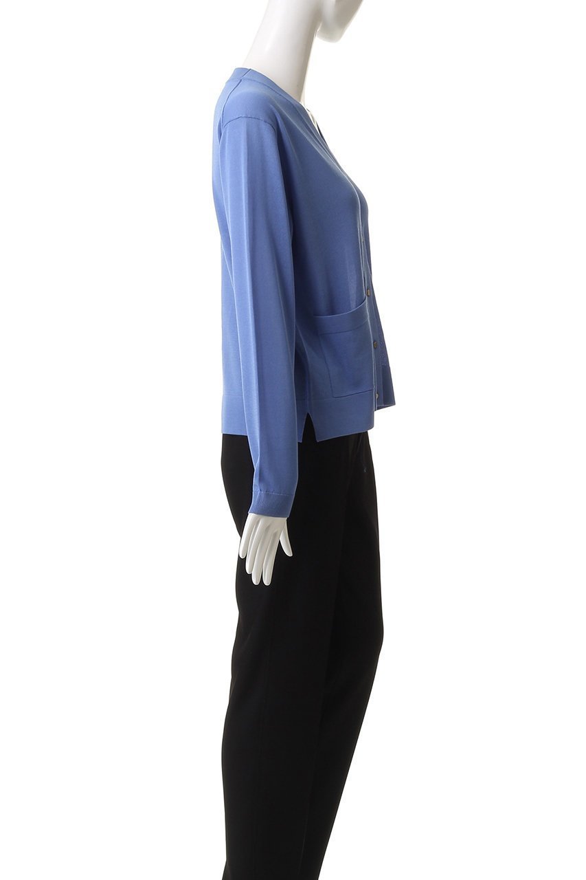 【エブール/ebure】のシアーコットンアセテート Vネックニットカーディガン 人気、トレンドファッション・服の通販 founy(ファニー) ファッション Fashion レディースファッション Fashion for Women トップス・カットソー Cut & Sew Tops ニット Knit Tops & Sweaters カーディガン・羽織り Layered Style Cardigans Vネックトップス V-Neck Tops / V-Cut Neckline Shirts カーディガン Cardigan, Knitwear ダブル Double, Double-Breasted ロング Long, Long-Length エレガント 上品 Elegant 夏 Summer other-3|ID: prp329100004601469 ipo3291000000036027412