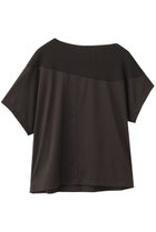 【エブール/ebure】のハイゲージスムース アシンメトリーカットソー ダークブラウン|ID:prp329100004601472