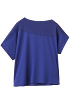 【エブール/ebure】のハイゲージスムース アシンメトリーカットソー ブルー|ID:prp329100004601472