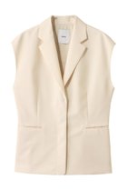 【エブール/ebure】のドライポプリン ジレジャケット アイボリー|ID: prp329100004601474 ipo3291000000035932179