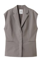 【エブール/ebure】のドライポプリン ジレジャケット グレー|ID: prp329100004601474 ipo3291000000035932183