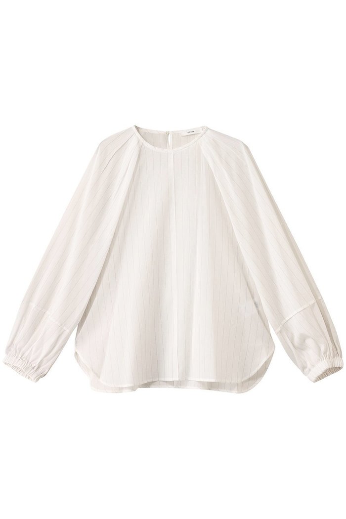 【エブール/ebure】の【7/11 0:00販売開始】シアーコットンストライプ プルオーバーブラウス インテリア・キッズ・メンズ・レディースファッション・服の通販 founy(ファニー) https://founy.com/ ファッション Fashion レディースファッション Fashion for Women トップス・カットソー Cut & Sew Tops シャツ・ブラウス・オフィスカジュアル Elegant Blouses & Button-Ups カジュアルプルオーバー・ニットトップス Pullovers & Knit Tops / Casual Pullovers 2025年 2025 2025-2026秋冬・A/W Autumn/Winter 2025–26 AW25–26 シルク Silk, 100% Silk ストライプ Stripe, Striped Pattern スリーブ Sleeve, Long Sleeve / Short Sleeve デコルテ Décolleté, Neckline フェミニン Feminine, Girly ロング Long, Long-Length A/W・秋冬 Autumn/Winter |ID: prp329100004601475 ipo3291000000032715772