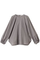 【エブール/ebure】の【7/11 0:00販売開始】シアーコットンストライプ プルオーバーブラウス ライトグレー|ID: prp329100004601475 ipo3291000000032715774