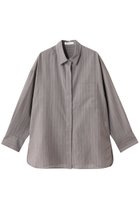 【エブール/ebure】の【7/11 0:00販売開始】シアーコットンストライプ オーバーサイズシャツ ライトグレー|ID: prp329100004601476 ipo3291000000032715782