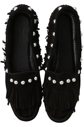 【ペリーコ/PELLICO】の【PELLICO SUNNY】SACO スタッズ付きフリンジモカシン 人気、トレンドファッション・服の通販 founy(ファニー) ファッション Fashion レディースファッション Fashion for Women シューズ Shoes, Footwear スタッズ Studs, Metal Accents フラット Flat, Flat Shoes フリンジ Fringe, Tassel リラックス Relax, Relaxed Fit |ID:prp329100004601483