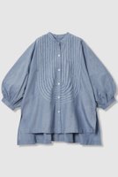 【ハウス オブ ロータス/HOUSE OF LOTUS】のシャンブレーフリルシャツ 人気、トレンドファッション・服の通販 founy(ファニー) ファッション Fashion レディースファッション Fashion for Women トップス・カットソー Cut & Sew Tops シャツ・ブラウス・オフィスカジュアル Elegant Blouses & Button-Ups ギャザー Gathered, Ruffled シャンブレー Chambray, Denim-Like Fabric ショート Short, Short Length スリーブ Sleeve, Long Sleeve / Short Sleeve デニム Denim, Jeans Material フリル Frill, Ruffle フリンジ Fringe, Tassel フロント Front, Front Design ヘムライン Hemline, Bottom Cut 夏 Summer |ID:prp329100004601495