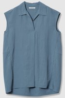 【ハウス オブ ロータス/HOUSE OF LOTUS】のフィブリルポプリンオープンカラーブラウス 人気、トレンドファッション・服の通販 founy(ファニー) ファッション Fashion レディースファッション Fashion for Women トップス・カットソー Cut & Sew Tops キャミソール&ノースリーブ Camisoles & Sleeveless Tops シャツ・ブラウス・オフィスカジュアル Elegant Blouses & Button-Ups セットアップ Set-Up, Coordinated Outfit タンブラー Tumbler, Travel Mug ノースリーブ Sleeveless, No-Sleeve バランス Balance, Style Balance フロント Front, Front Design 今季 This Season, Current Season |ID:prp329100004601497