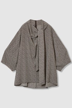 【ハウス オブ ロータス/HOUSE OF LOTUS】のジオメトリーコモンプリントブラウス 人気、トレンドファッション・服の通販 founy(ファニー) ファッション Fashion レディースファッション Fashion for Women トップス・カットソー Cut & Sew Tops シャツ・ブラウス・オフィスカジュアル Elegant Blouses & Button-Ups 2025年 2025 2025-2026秋冬・A/W Autumn/Winter 2025–26 AW25–26 アシンメトリー Asymmetrical Style アンティーク Antique-Inspired ショート Short, Short Length スリーブ Sleeve, Long Sleeve / Short Sleeve ドレープ Drape, Draping Fabric プリント Print, Printed Pattern モダン Modern, Contemporary エレガント 上品 Elegant A/W・秋冬 Autumn/Winter |ID:prp329100004601499