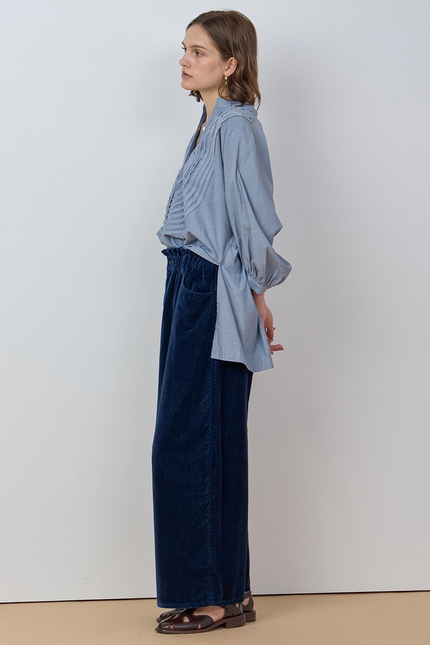 【ハウス オブ ロータス/HOUSE OF LOTUS】のインディゴベルベットパンツ 人気、トレンドファッション・服の通販 founy(ファニー) 　ファッション　Fashion　レディースファッション　Fashion for Women　パンツ　Pants & Trousers　2025年　2025　2025-2026秋冬・A/W　Autumn/Winter 2025–26 AW25–26　インディゴ　Indigo Denim　オーガニック　Organic Cotton　デニム　Denim, Jeans Material　トレンド　Trend, Trending Now　ブリーチ　Bleach, Washed Finish　ベルベット　Velvet, Velvety　今季　This Season, Current Season　A/W・秋冬　Autumn/Winter　other-4|ID: prp329100004601505 ipo3291000000032716041