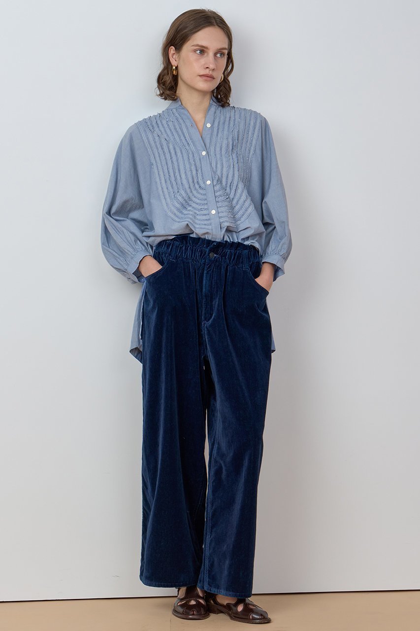 【ハウス オブ ロータス/HOUSE OF LOTUS】のインディゴベルベットパンツ 人気、トレンドファッション・服の通販 founy(ファニー) 　ファッション　Fashion　レディースファッション　Fashion for Women　パンツ　Pants & Trousers　2025年　2025　2025-2026秋冬・A/W　Autumn/Winter 2025–26 AW25–26　インディゴ　Indigo Denim　オーガニック　Organic Cotton　デニム　Denim, Jeans Material　トレンド　Trend, Trending Now　ブリーチ　Bleach, Washed Finish　ベルベット　Velvet, Velvety　今季　This Season, Current Season　A/W・秋冬　Autumn/Winter　other-6|ID: prp329100004601505 ipo3291000000032716043