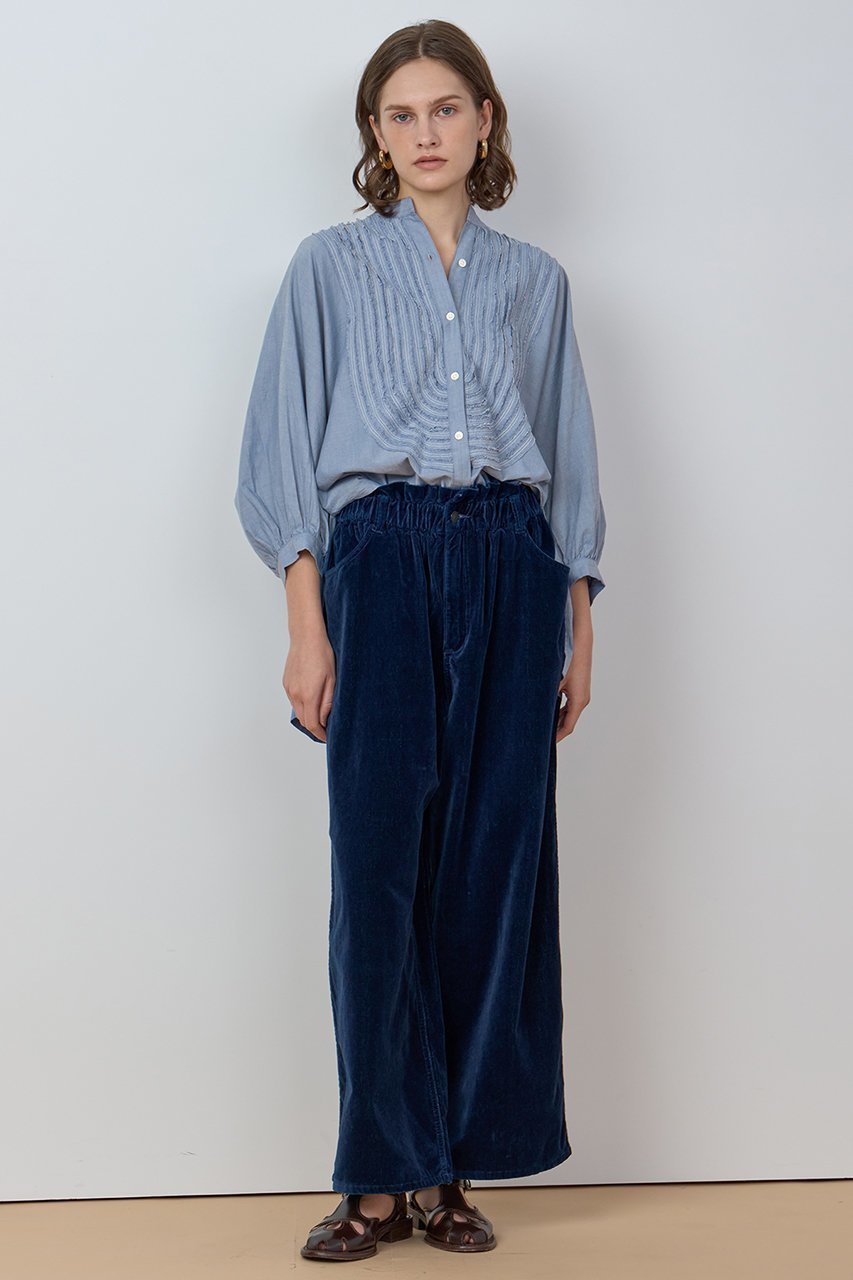 【ハウス オブ ロータス/HOUSE OF LOTUS】のインディゴベルベットパンツ 人気、トレンドファッション・服の通販 founy(ファニー) 　ファッション　Fashion　レディースファッション　Fashion for Women　パンツ　Pants & Trousers　インディゴ　Indigo Denim　オーガニック　Organic Cotton　デニム　Denim, Jeans Material　トレンド　Trend, Trending Now　ブリーチ　Bleach, Washed Finish　ベルベット　Velvet, Velvety　今季　This Season, Current Season　other-3|ID: prp329100004601505 ipo3291000000035342539