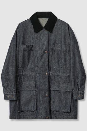 【ハウス オブ ロータス/HOUSE OF LOTUS】のムラ糸デニムフィールドジャケット 人気、トレンドファッション・服の通販 founy(ファニー) ファッション Fashion レディースファッション Fashion for Women アウター Coat / Outerwear Collection レディースジャケット・軽アウター Jackets 2025年 2025 2025-2026秋冬・A/W Autumn/Winter 2025–26 AW25–26 インディゴ Indigo Denim ジャケット Jacket, Outerwear デニム Denim, Jeans Material ポケット Pocket, Pocket Detail ワーク Workwear, Utility Style 日本製 Made In Japan A/W・秋冬 Autumn/Winter |ID:prp329100004601510