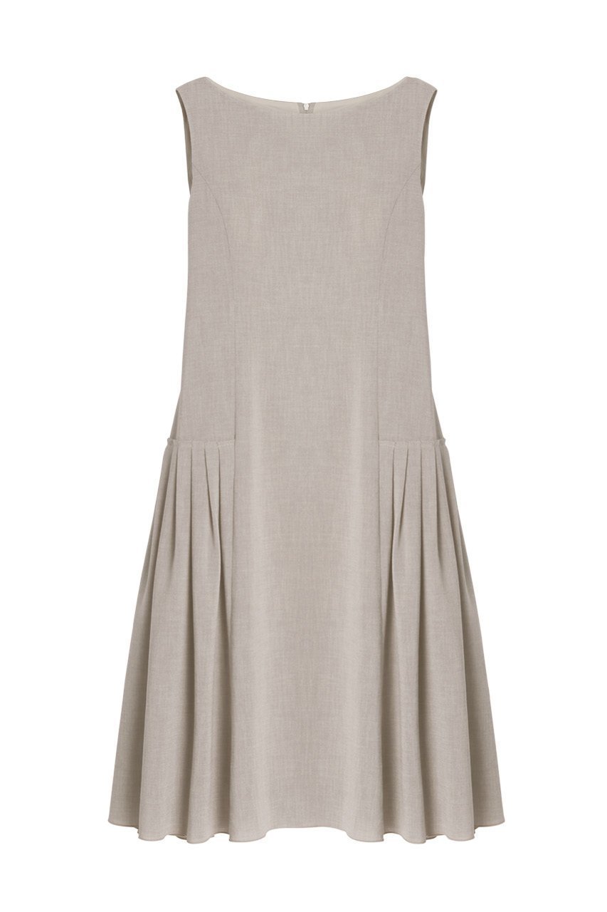 【デイジーリン/DAISY LIN】のDress “Airy Swing” インテリア・キッズ・メンズ・レディースファッション・服の通販 founy(ファニー) 　ファッション　Fashion　レディースファッション　Fashion for Women　ワンピース　Dresses　フォーマル・パーティードレス・結婚式用ドレス　Elegant & Casual Dresses　チュニック　Tunic Tops & Dresses　アンダー　Underwear Essentials　ウォッシャブル　Machine Washable　エレガント 上品　Elegant　吸水　Absorbent, Quick-Dry　サマー　Summer, Summer Style　ストレッチ　Stretch, Stretchy Fabric　チュニック　Tunic, Long Top　ドレス　Dress, One-Piece　パターン　Pattern, Design Print　プリーツ　Pleats, Pleated　リラックス　Relax, Relaxed Fit　おすすめ　Recommended / Our Picks　夏　Summer　新作・新入荷　New Arrivals / New In　デイジーベージュ|ID: prp329100004601521 ipo3291000000032716160
