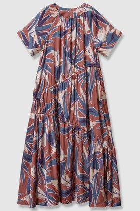 【ハウス オブ ロータス/HOUSE OF LOTUS】 クレインフラワーシャーリングワンピース人気、トレンドファッション・服の通販 founy(ファニー) ファッション Fashion レディースファッション Fashion for Women ワンピース Dresses チュニック Tunic Tops & Dresses 2025年 2025 2025-2026秋冬・A/W Autumn/Winter 2025–26 AW25–26 アシンメトリー Asymmetrical Style ギャザー Gathered, Ruffled ショート Short, Short Length スリーブ Sleeve, Long Sleeve / Short Sleeve チュニック Tunic, Long Top ティアード Tiered, Tiered Style パープル Purple, Violet プリント Print, Printed Pattern ミックス Mix, Mixed Style ロング Long, Long-Length A/W・秋冬 Autumn/Winter |ID:prp329100004601553