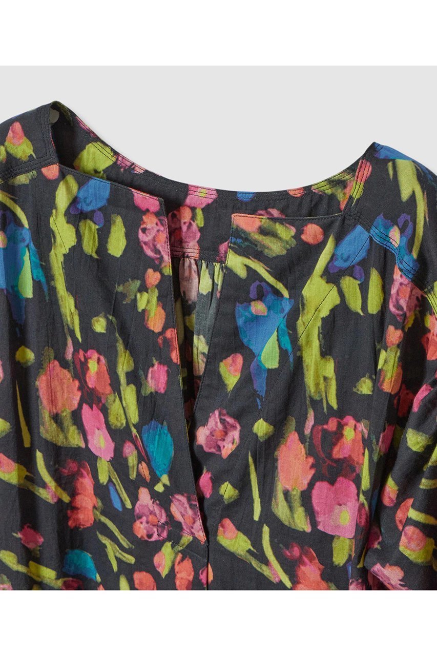 【ハウス オブ ロータス/HOUSE OF LOTUS】のマルチフラワーティアードワンピース 人気、トレンドファッション・服の通販 founy(ファニー) 　ファッション　Fashion　レディースファッション　Fashion for Women　ワンピース　Dresses　チュニック　Tunic Tops & Dresses　チュニック　Tunic, Long Top　ティアードワンピース　Tiered Dress, Flared Dress　プリント　Print, Printed Pattern　ロング　Long, Long-Length　other-3|ID: prp329100004601555 ipo3291000000034514969