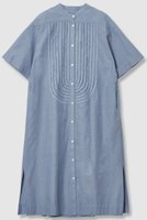 【ハウス オブ ロータス/HOUSE OF LOTUS】のシャンブレーフリルシャツワンピース 人気、トレンドファッション・服の通販 founy(ファニー) ファッション Fashion レディースファッション Fashion for Women ワンピース Dresses シャツワンピース / 1枚で着映えコーデ Shirt Dresses チュニック Tunic Tops & Dresses 2025年 2025 2025-2026秋冬・A/W Autumn/Winter 2025–26 AW25–26 シャンブレー Chambray, Denim-Like Fabric スリット Slit, Slit Detail チュニック Tunic, Long Top デニム Denim, Jeans Material フリル Frill, Ruffle フリンジ Fringe, Tassel フロント Front, Front Design ロング Long, Long-Length 夏 Summer A/W・秋冬 Autumn/Winter 羽織 Haori, Light Jacket |ID:prp329100004601560
