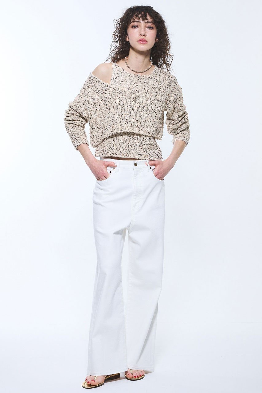 【ブリル/BRILL】のスパンコールニットプルオーバー 人気、トレンドファッション・服の通販 founy(ファニー) 　ファッション　Fashion　レディースファッション　Fashion for Women　トップス・カットソー　Cut & Sew Tops　ニット　Knit Tops & Sweaters　カジュアルプルオーバー・ニットトップス　Pullovers & Knit Tops / Casual Pullovers　おすすめ　Recommended / Our Picks　イタリア　Italy　スパンコール　Sequins, Sequin Embellishment　フェミニン　Feminine, Girly　エレガント 上品　Elegant　再入荷　Restock / Back in Stock　手編み　Hand-Knitted, Handmade Knit　other-4|ID: prp329100004601627 ipo3291000000032716747